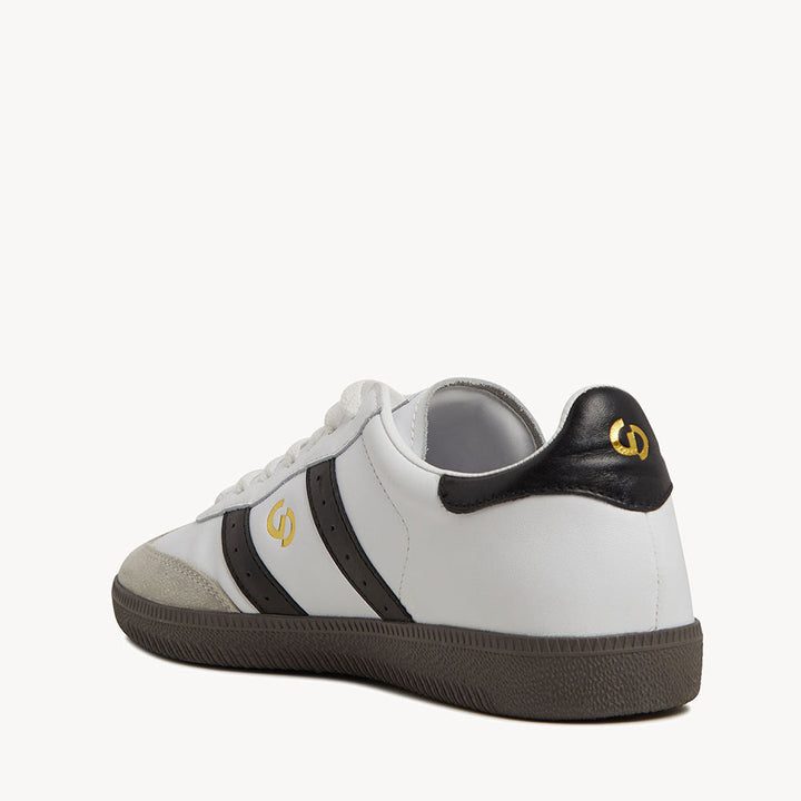 Goodsole Parallel White Art Soft Leather / Black Leather | Merchants Homewares