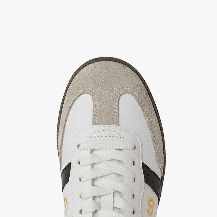 Goodsole Parallel White Art Soft Leather / Black Leather | Merchants Homewares