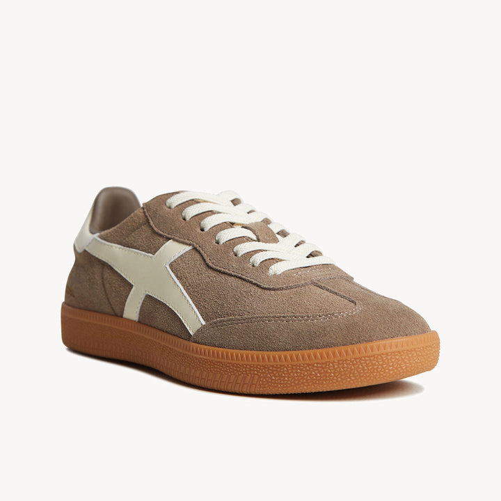 Goodsole Crossroads Walnut Suede / Ivory | Merchants Homewares