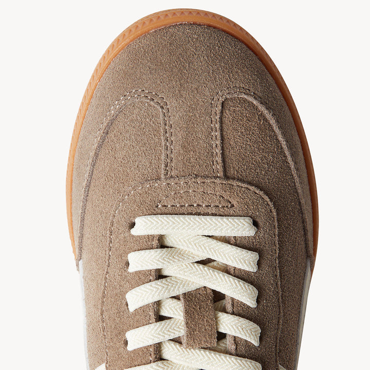 Goodsole Crossroads Walnut Suede / Ivory | Merchants Homewares