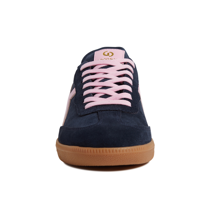 Goodsole Crossroads Navy Suede / Pink Leather | Merchants Homewares