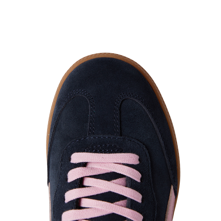 Goodsole Crossroads Navy Suede / Pink Leather | Merchants Homewares