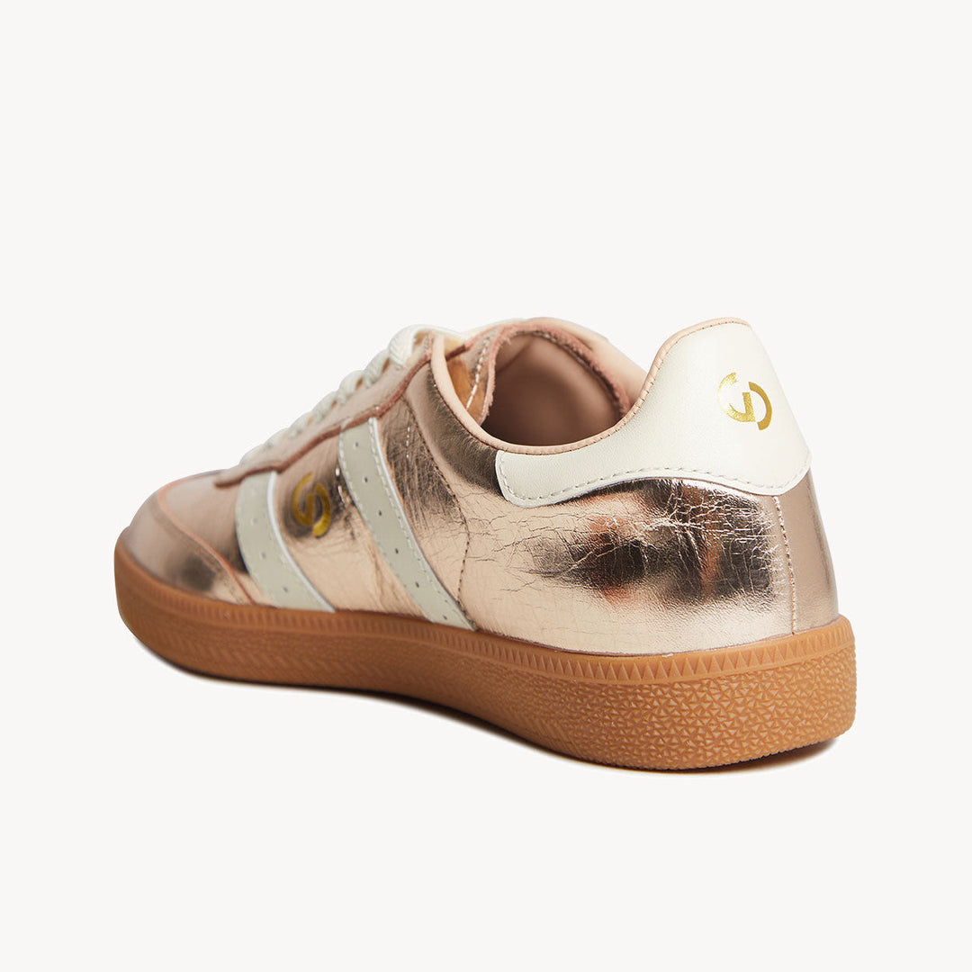 Goodsole Parallel Gold Metallic / Ivory Leather | Merchants Homewares