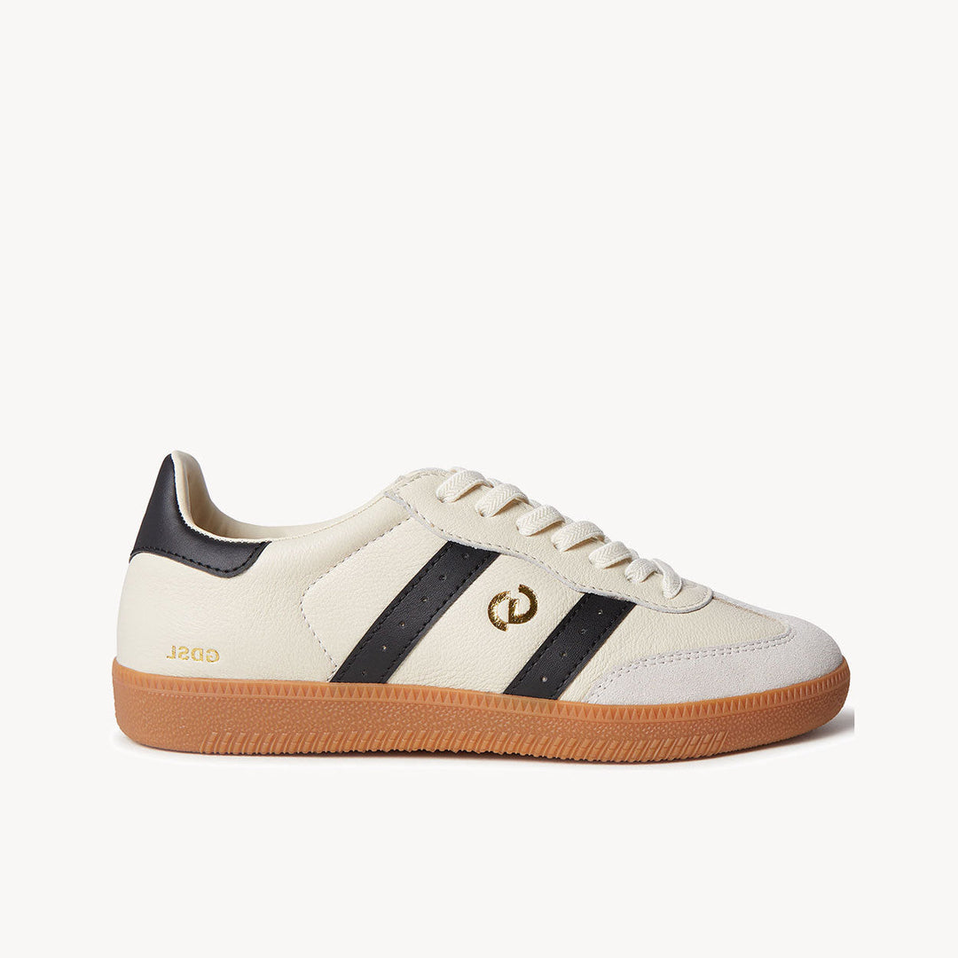 Goodsole Parallel Ivory / Black Suede | Merchants Homewares
