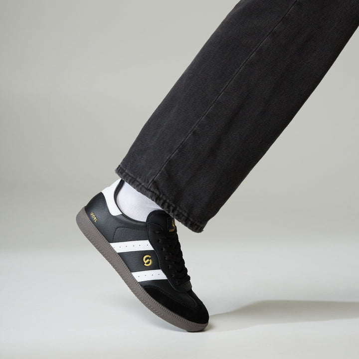 Goodsole Parallel Black Art Soft Leather / White Leather | Merchants Homewares
