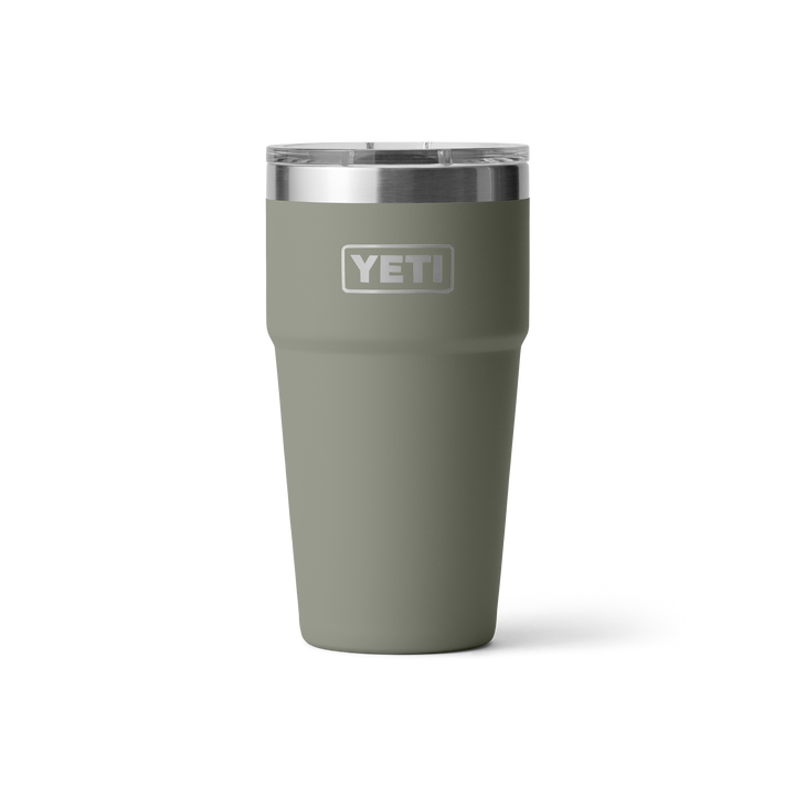 Yeti Rambler 20oz Stackable Cup in Pampa Green, front view | Merchants Homewares