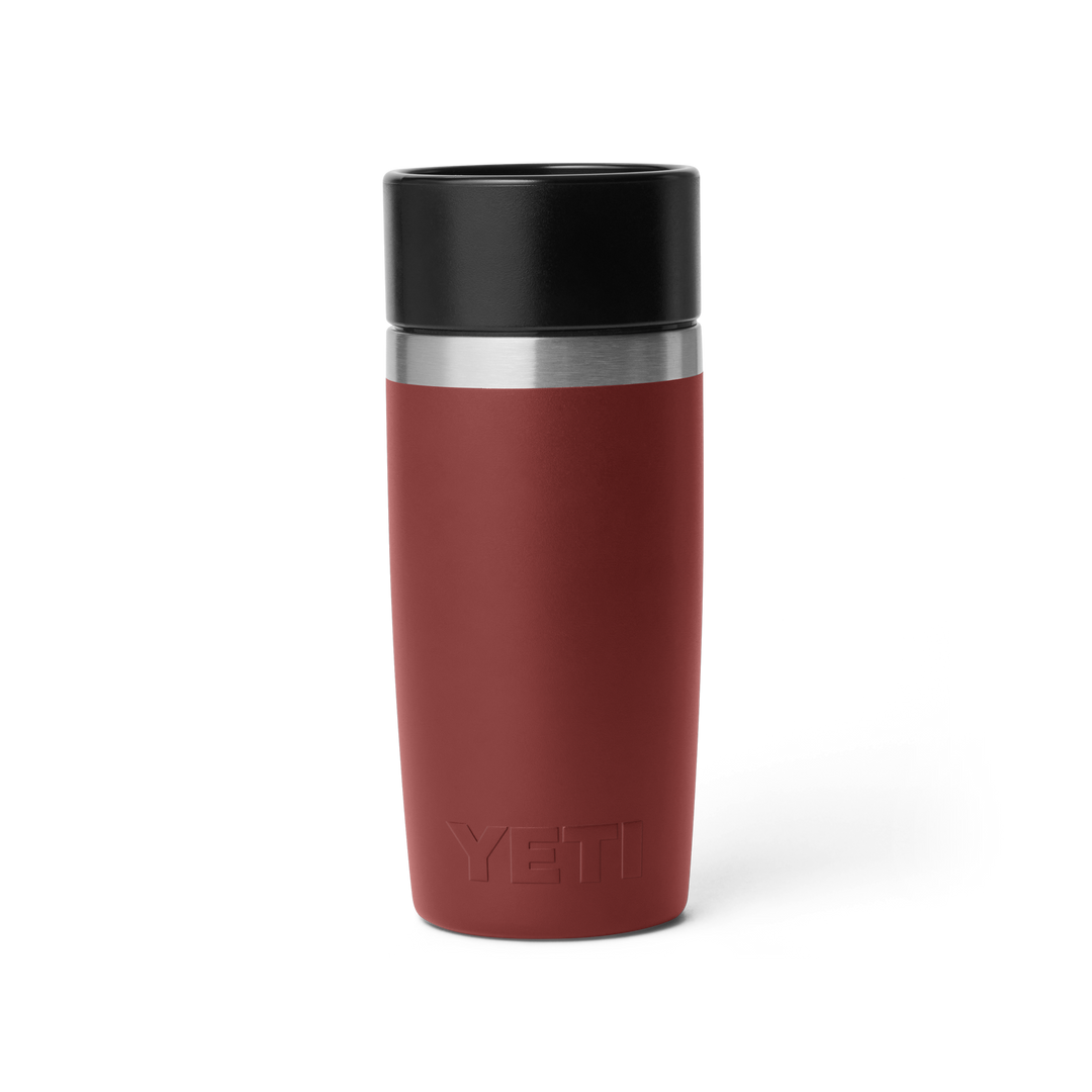 Yeti Rambler 12oz Travel Bottle in Stag Red, back view | Merchants Homewares