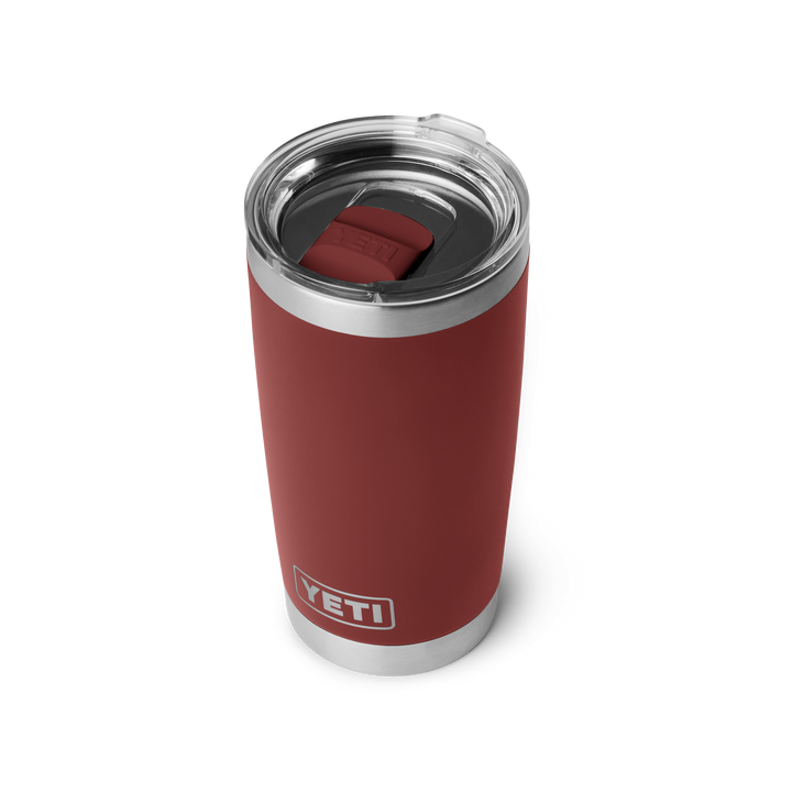 Yeti Rambler 20oz Tumbler in Stag Red, three-quarter view | Merchants Homewares