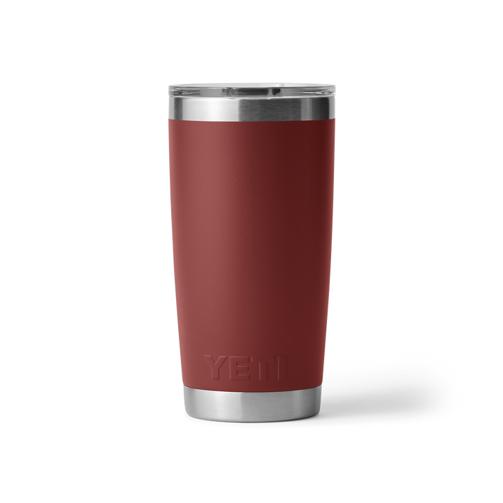 Yeti Rambler 20oz Tumbler in Stag Red, back view | Merchants Homewares