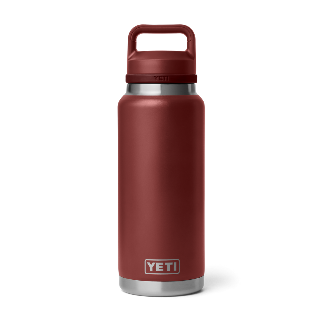 Yeti Rambler 36oz Chug Bottle in Stag Red, front view | Merchants Homewares