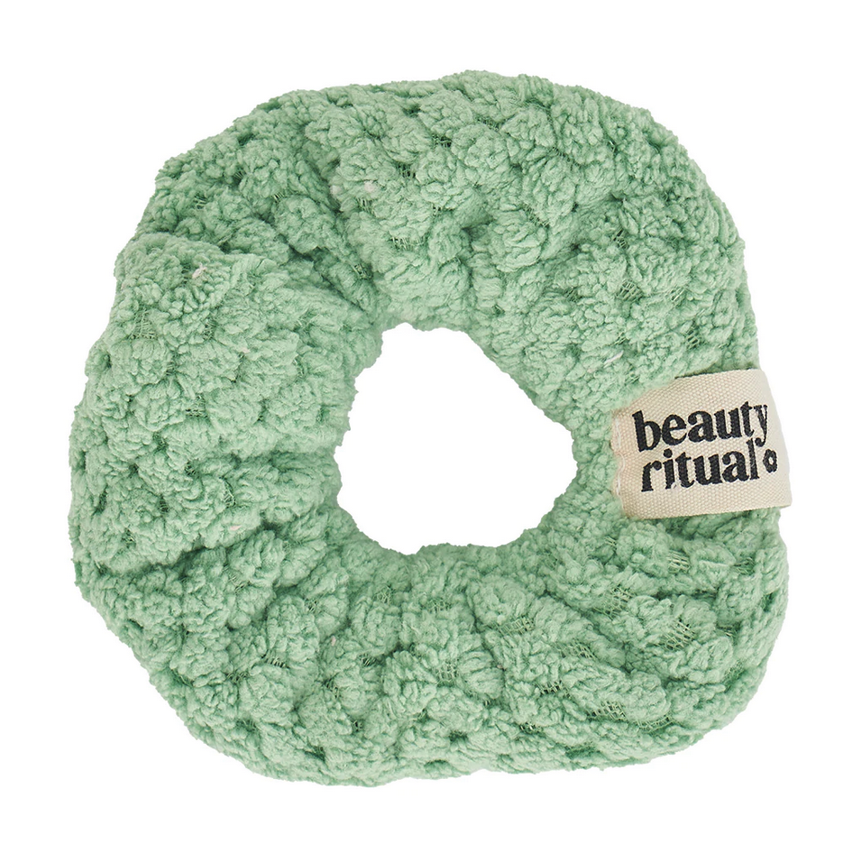 Annabel Trends Beauty Ritual Luxury Moss Scrunchie | Merchants Homewares 