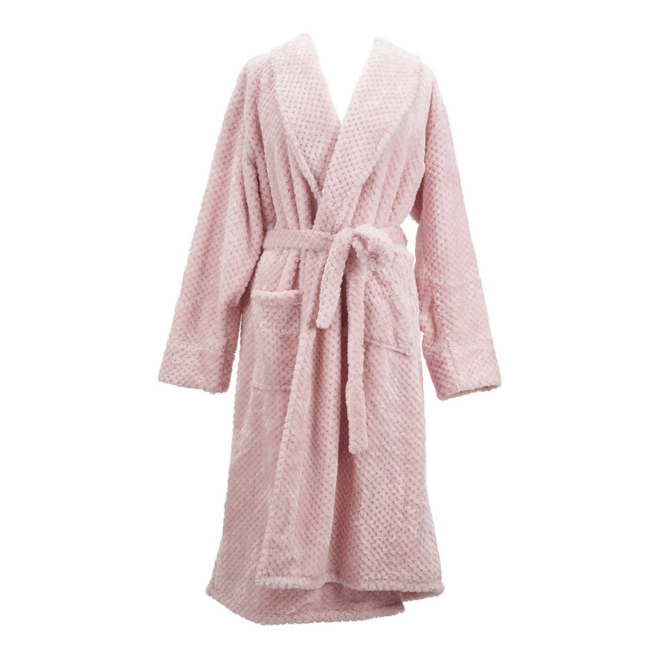 Annabel Trends Cosy Luxe Bath Robe Pink Quartz | Merchants Homewares