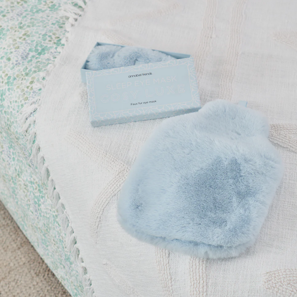 Annabel Trends Cosy Luxe Hot Water Bottle Cover Sky Lifestyle | Merchants Homewares