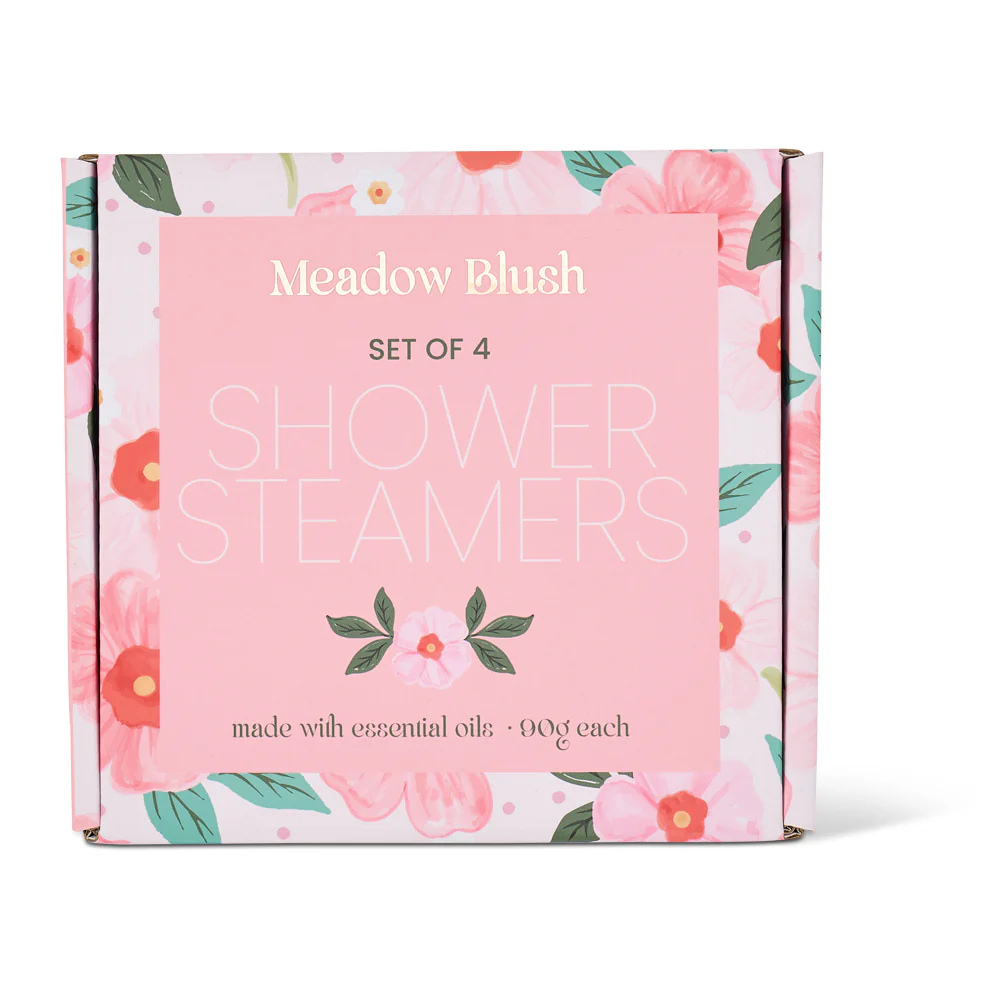 Annabel Trends Set of 4 Shower Steamers Meadow Blush | Merchant Homewares