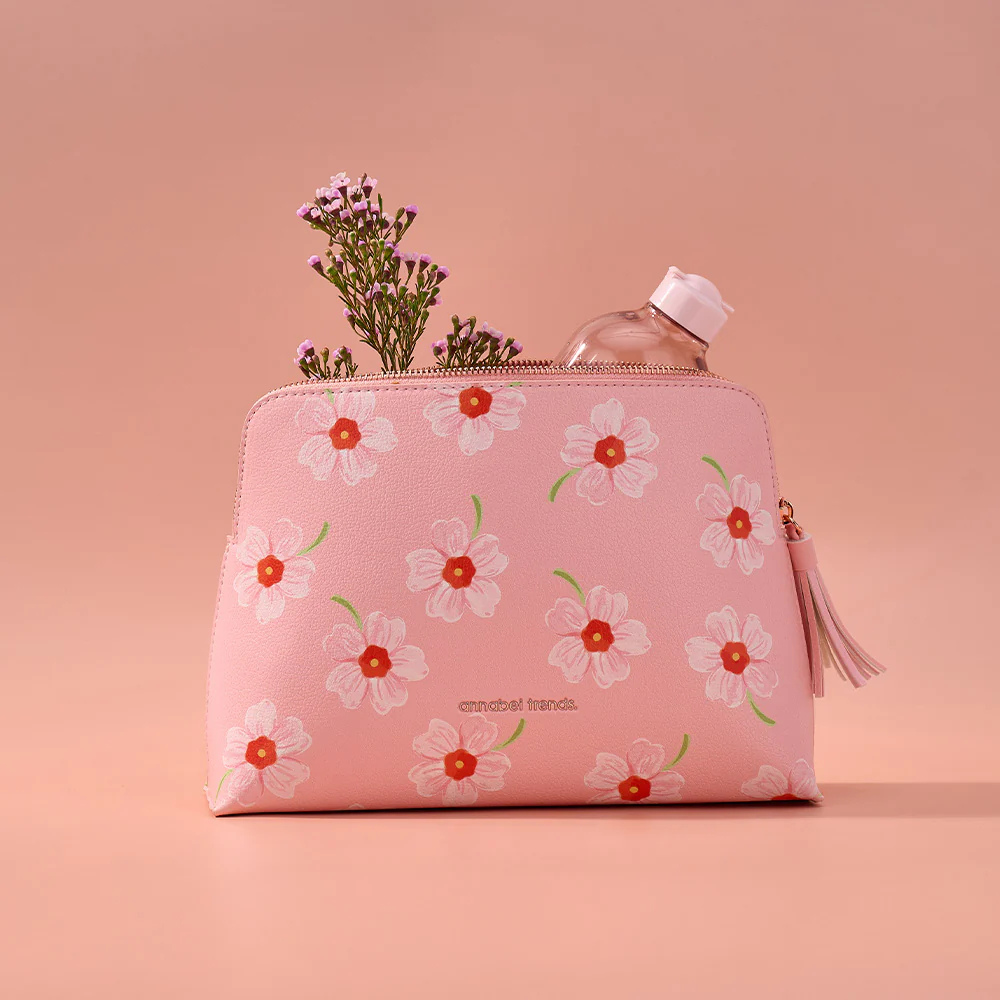 Annabel Trends Vanity Bag Large Meadow Blush | Merchant Homewares