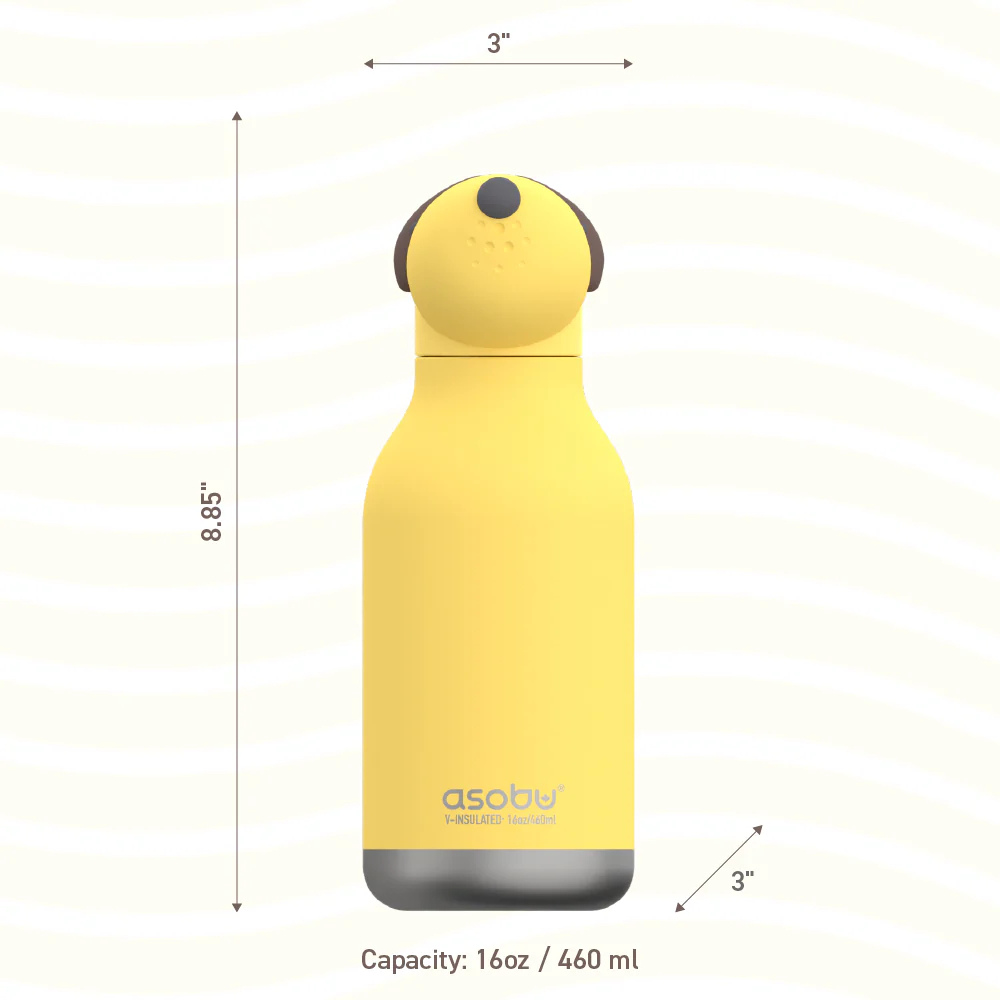 AsobuBestie Bottle Doggie Dimensions | Merchants Homewares