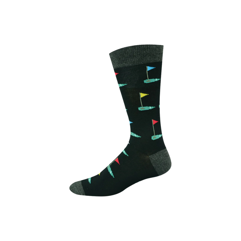 Bamboozld Mens Bamboo Sock Golf Green | Merchants Homewares