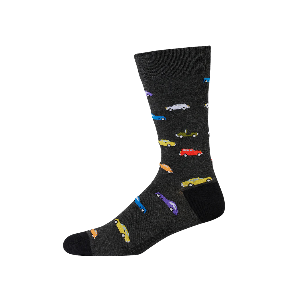 Bamboozld Mens Bamboo Sock Vintage Cars | Merchants Homewares
