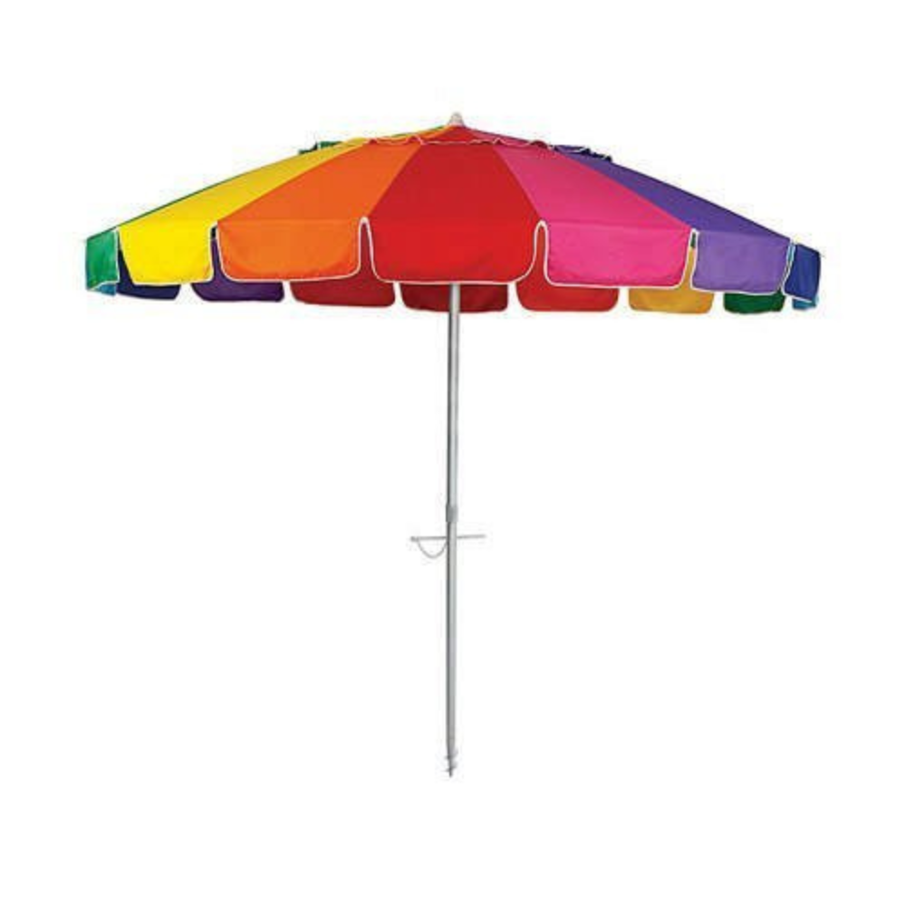 Beach Kit Beach Umbrella Rainbow Multicolour | Merchants Homewares