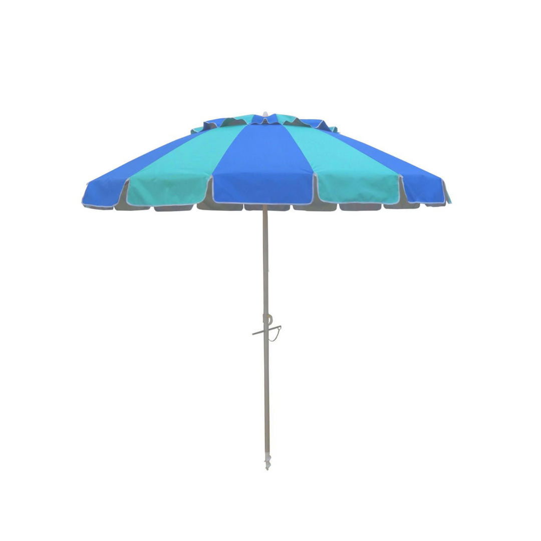 Beach Kit Carnivale Umbrella Royal Blue & Turquoise | Merchants Homewares