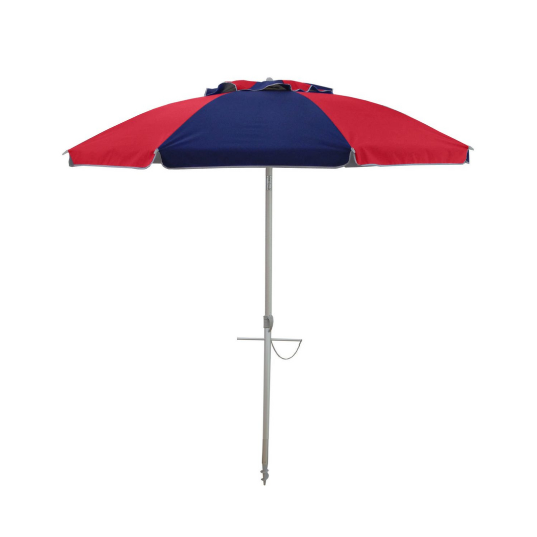 Beach Kit Fiesta Umbrella Red & Navy | Merchants Homewares