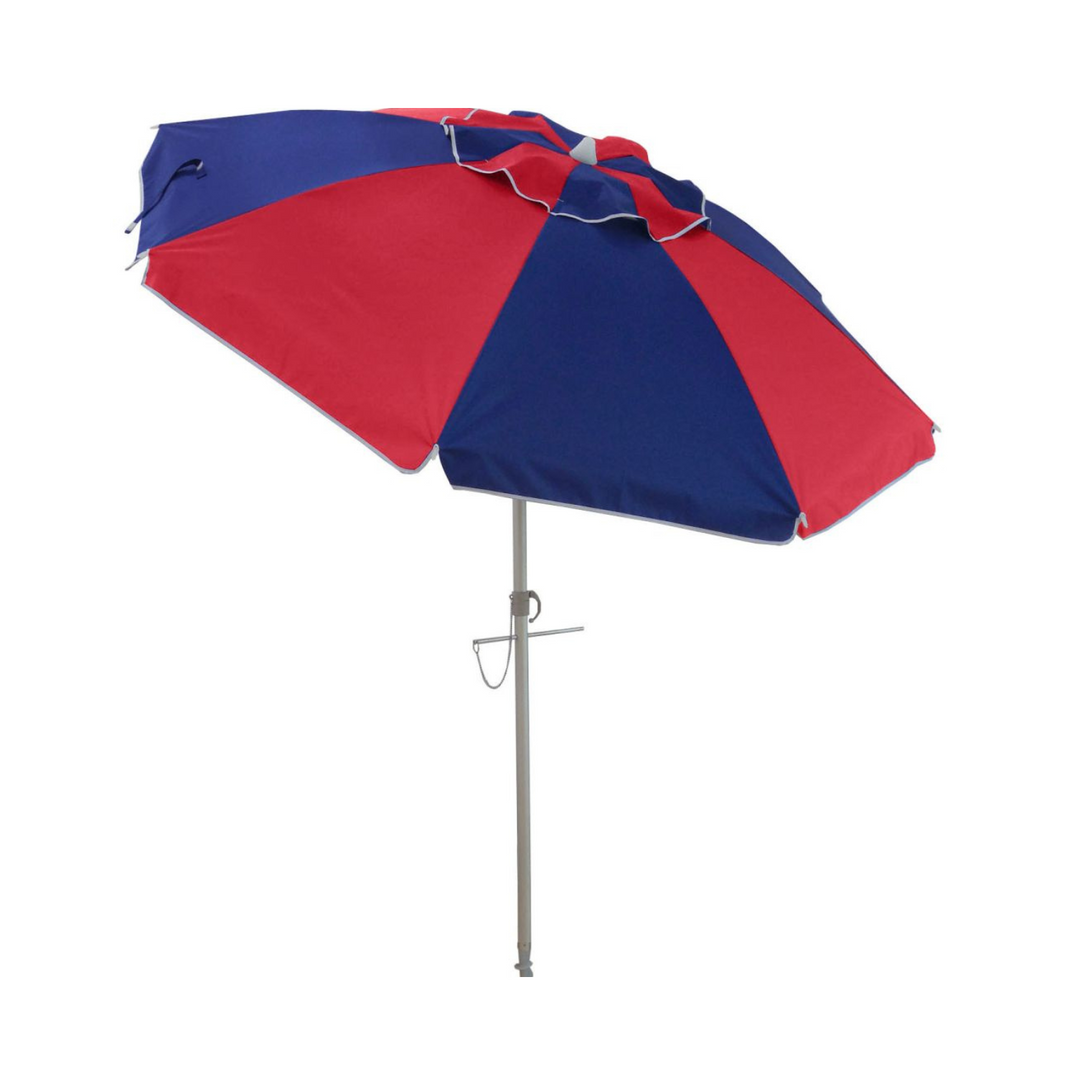 Beach Kit Fiesta Umbrella Red & Navy | Merchants Homewares
