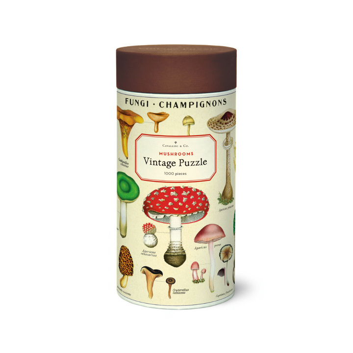Bobangles Cavallini Mushrooms Puzzle 1000pc | Merchants Homewares