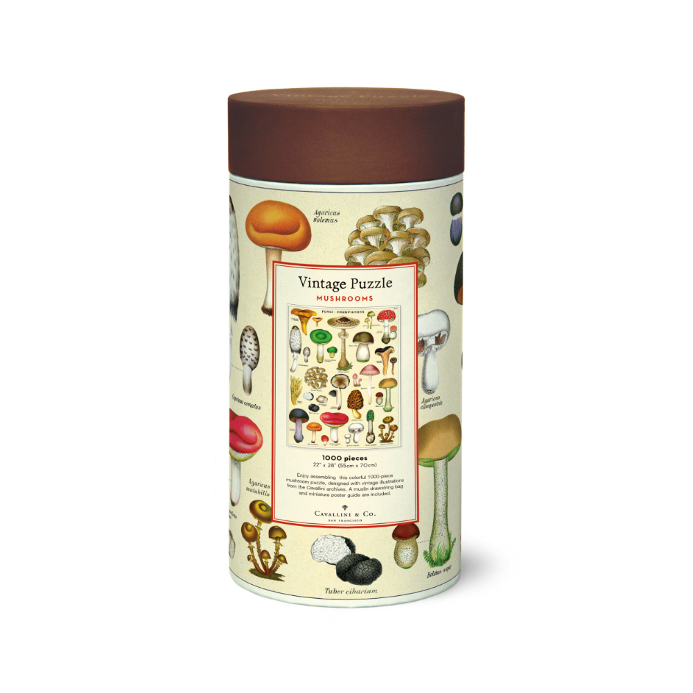 Bobangles Cavallini Mushrooms Puzzle 1000pc | Merchants Homewares