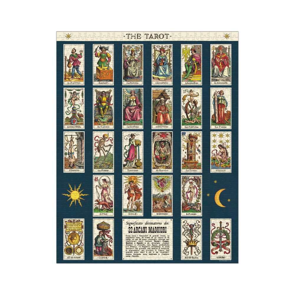 Bobangles Cavallini Tarot Puzzle 1000pc | Merchants Homewares