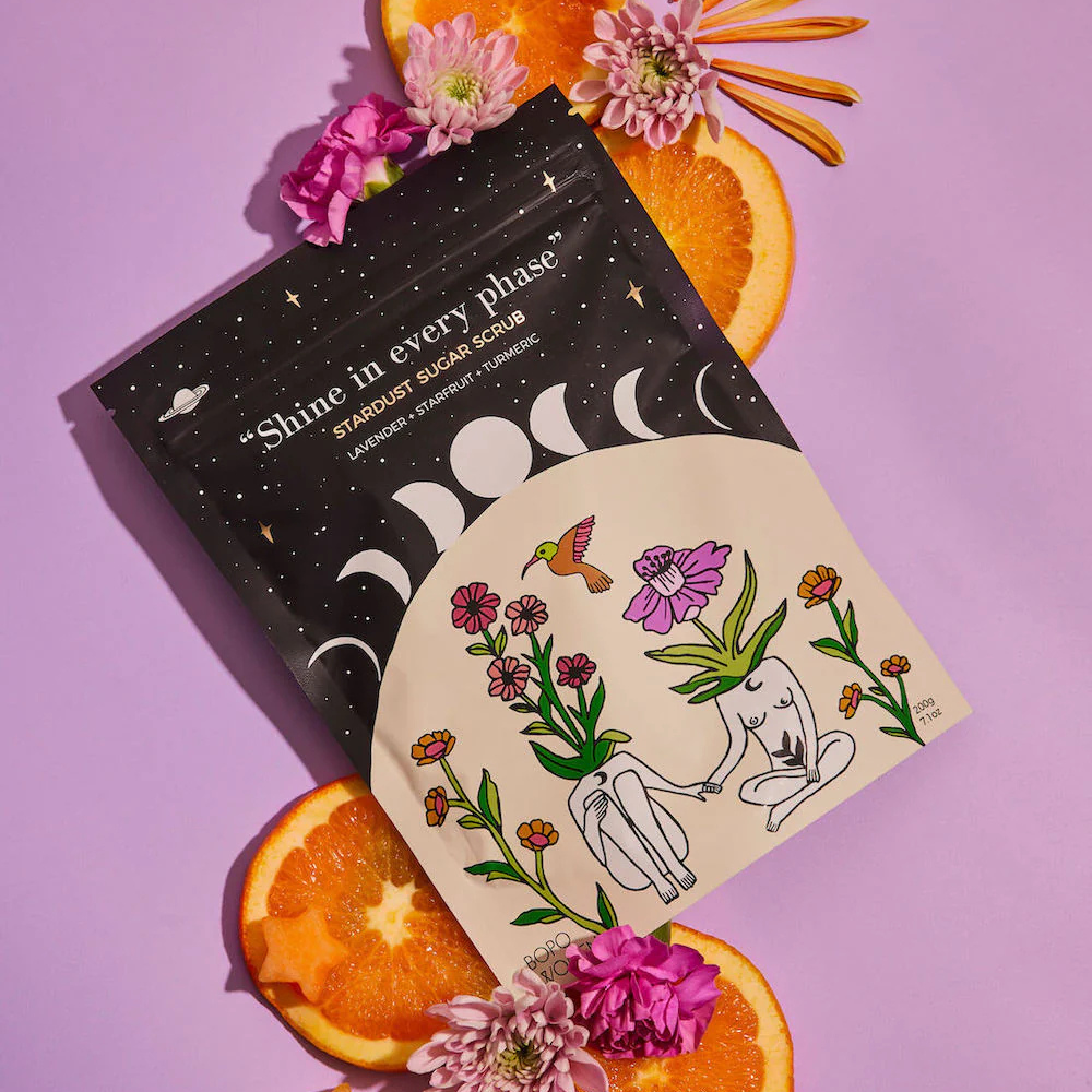 Bopo Women Sugar Scrub Stardust Lifestyle | Merchants Homewares