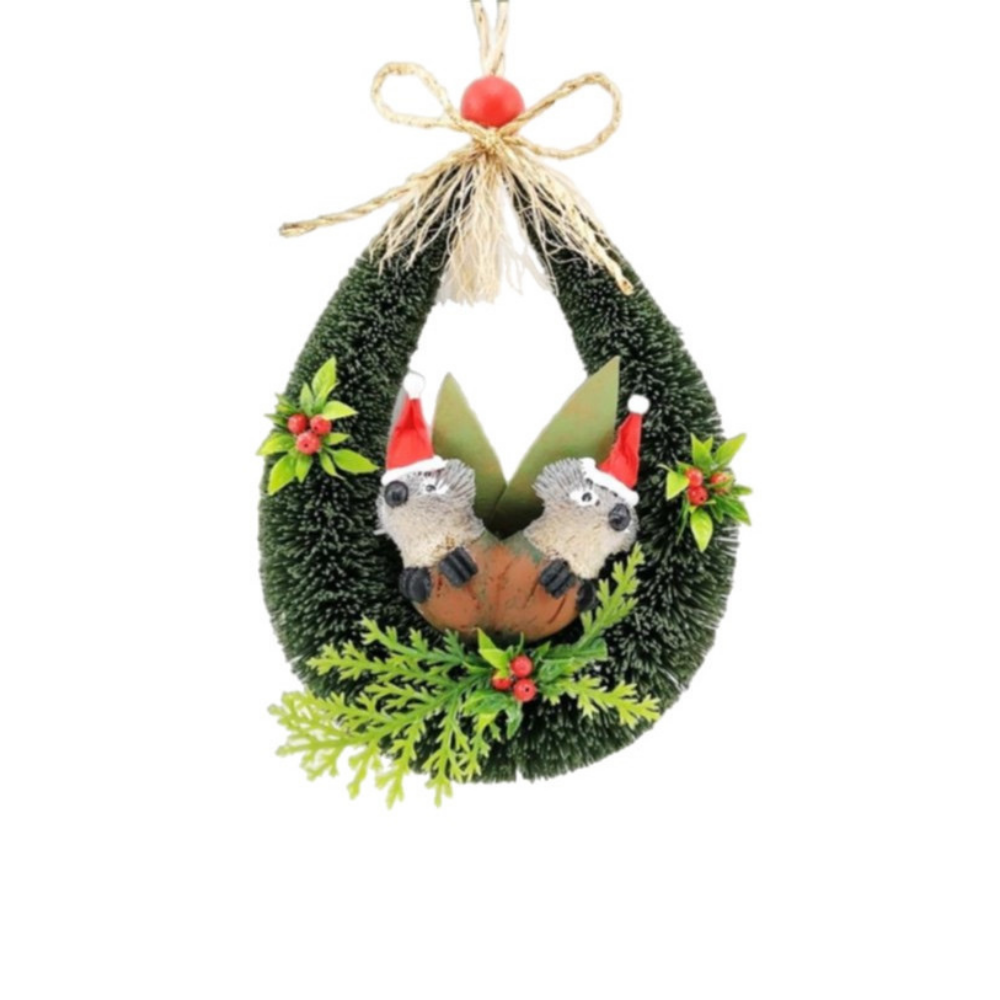 Bristlebrush Designs Christmas Door Hanger Gumnut | Merchants Homewares
