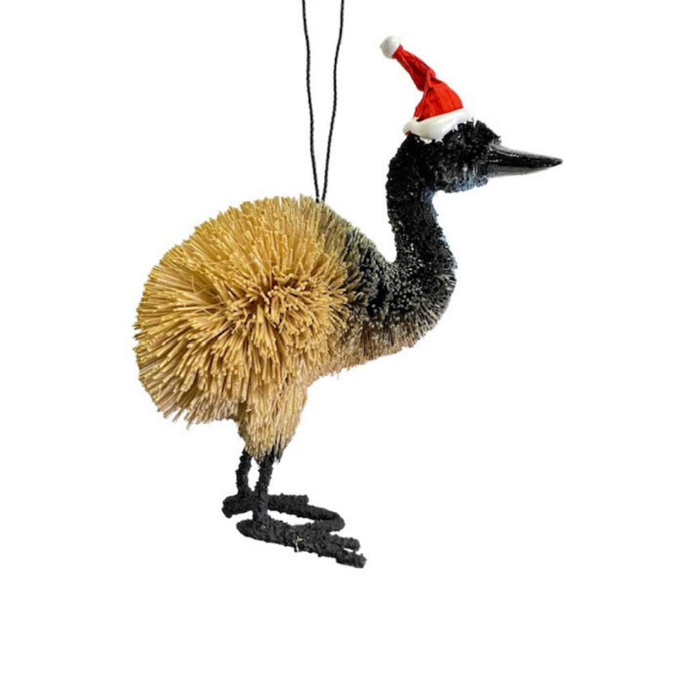 Bristlebrush Designs Christmas Ornament Emu 7-9cm | Merchants Homewares