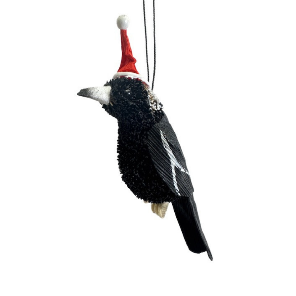 Bristlebrush Designs Christmas Ornament Magpie 7-9cm | Merchants Homewares