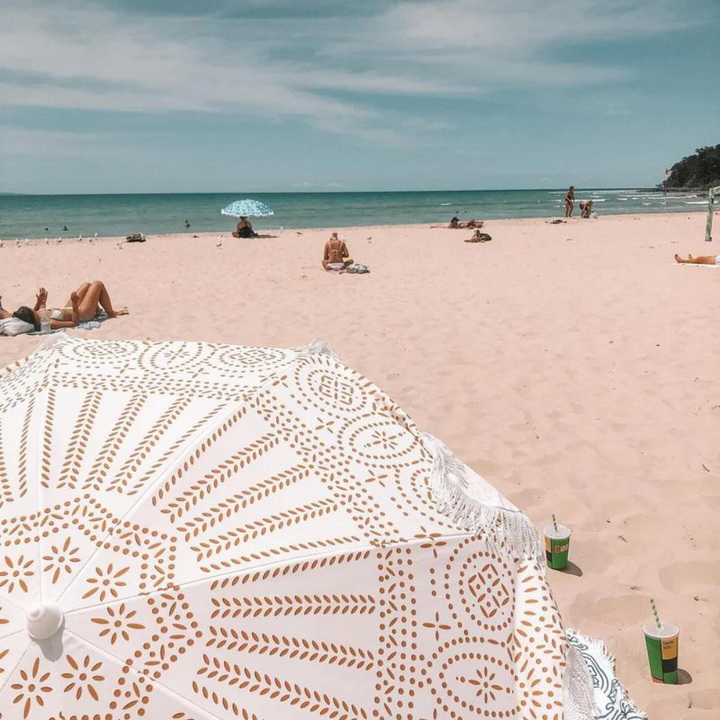 Business & Pleasure Co Holiday Umbrella Eyelet Lifestyle | Merchants Homewares