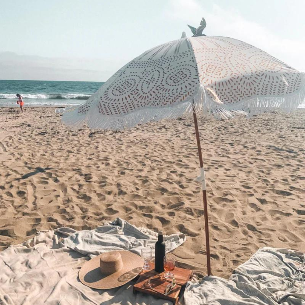 Business & Pleasure Co Holiday Umbrella Eyelet Lifestyle | Merchants Homewares