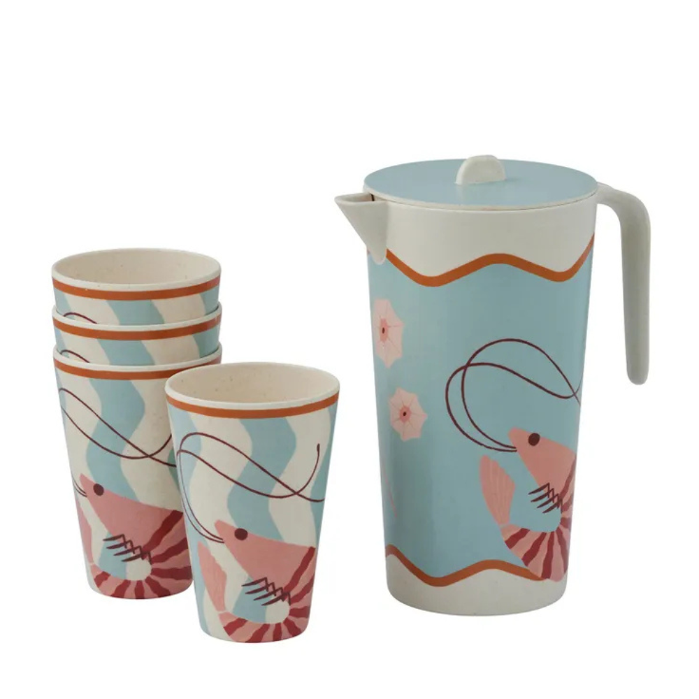 Coast To Coast Shack 5 Piece Bamboo Fibre Jug Set | Merchants Homewares