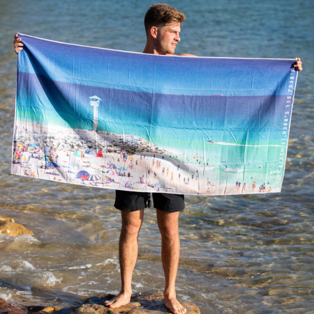 Destination Label Destination Towels City Beach Summer Lifestyle | Merchants Homewares