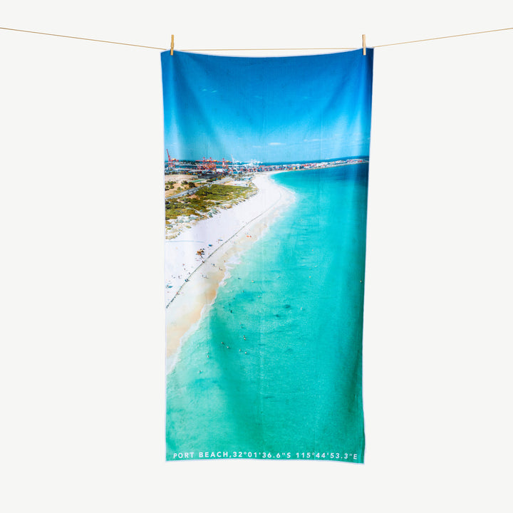 Destination Label Destination Towels Port Tracks Open | Merchants Homewares