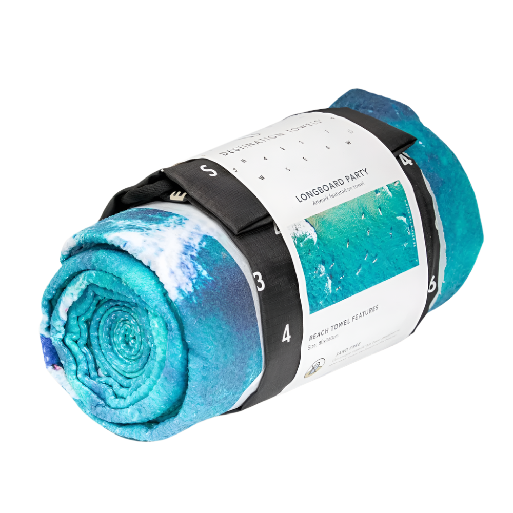 Destination Label Destination Towels Longboard Party | Merchants Homewares