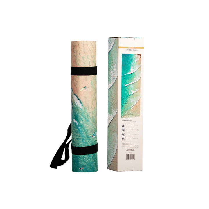 Destination Label Yoga Mat Longboard Lines | Merchants Homewares
