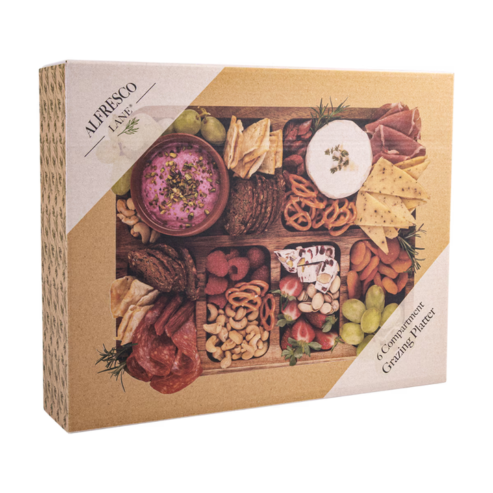 Donaldson Enterprises Alfresco Lane Acacia Wood Rectangular Grazing Platter | Merchants Homewares