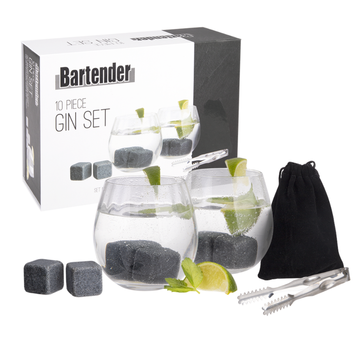 Donaldson Enterprises Bartender 10 Piece Gin Set | Merchants Homewares
