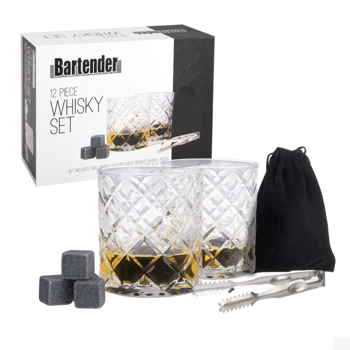 Donaldson Enterprises Bartender 12 Piece Whisky Set | Merchants Homewares
