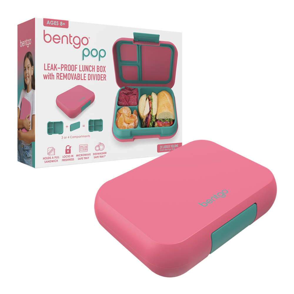 Donaldson Enterprises Bentgo Pop Lunch Box Bright Coral/Teal With Packaging | Merchants Homewares