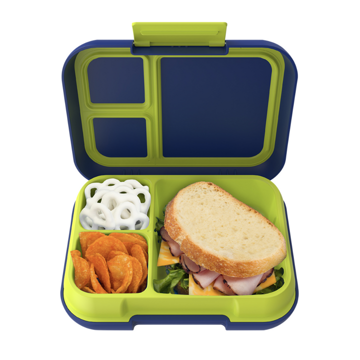 Donaldson Enterprises Bentgo Pop Lunch Box Navy Blue/Chartreuse Lifestyle | Merchants Homewares