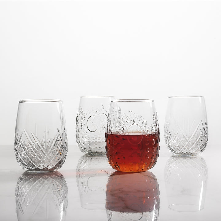 Ecology Carmen Set of 6 Stemless Wine Glasses 490ml Lifestyle | Merchants Homewares