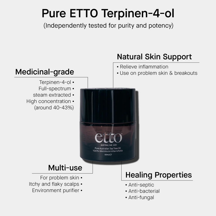 Etto 100% Tea Tree Oil | Merchants Homewares