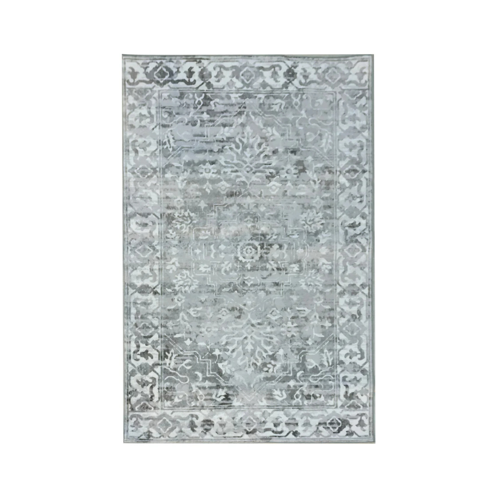 Fab Habitat Machine Washable Rug Shay Grey | Merchants Homewares