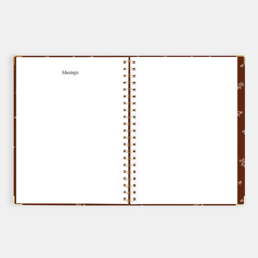 Fox & Fallow 2026 A4 Academic Vertical Planner Raspberry Open | Merchants Homewares