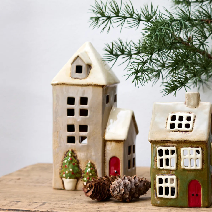 French Country Collection Alsace Tea Light Parish Christmas Stone Lifestyle | Merchants Homewares